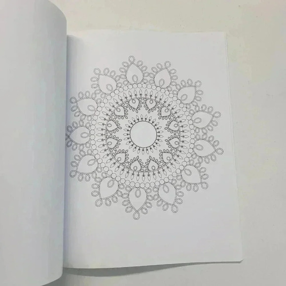 Mandalas Colorma and Words To Color By Coloring Books Casual Adult Athleisure - Picture 9 of 14